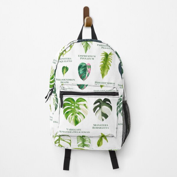 Item preview, Tropical Leaf Collection – Monstera & Philodendron Watercolor Botanical Chart designed and sold by Miho9999.