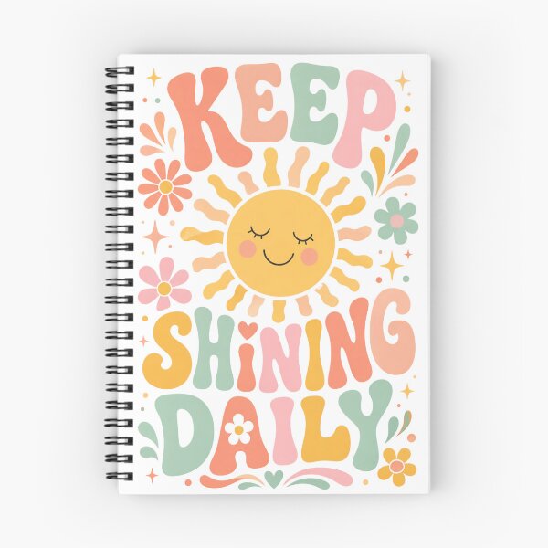 Item preview, Retro Retro Groovy Keep Shining Daily Illustration designed and sold by aashcreat.