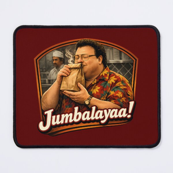 Item preview, Jumbalayaa! Funny Soup Shop Quote Retro Comedy Parody Design designed and sold by RockyLambda.