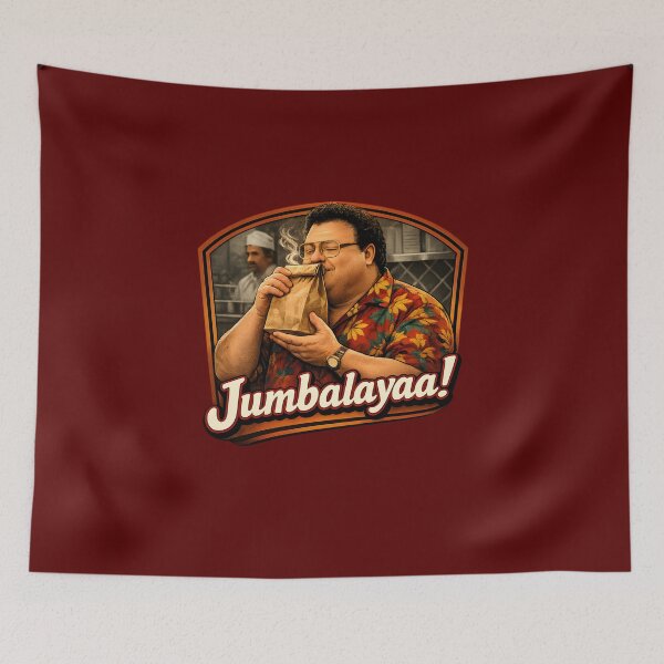 Item preview, Jumbalayaa! Funny Soup Shop Quote Retro Comedy Parody Design designed and sold by RockyLambda.
