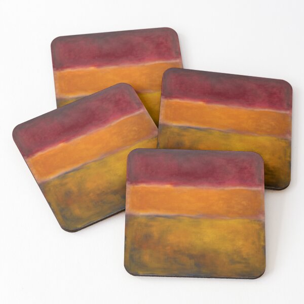 Item preview, Fiery Horizon - Bright Moody Abstract Color Field Wall Art designed and sold by subjectivityxx.
