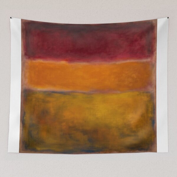 Item preview, Fiery Horizon - Bright Moody Abstract Color Field Wall Art designed and sold by subjectivityxx.