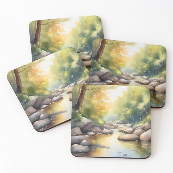 Item preview, Peaceful Creek at Dawn designed and sold by CalmnessbyChoice.