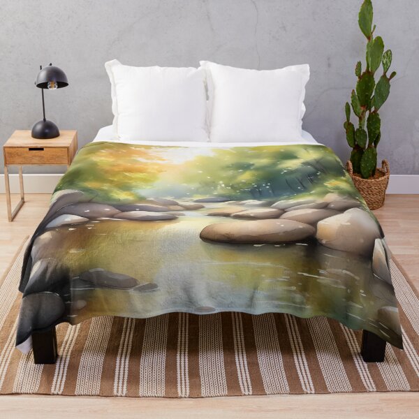 Item preview, Peaceful Creek at Dawn designed and sold by CalmnessbyChoice.