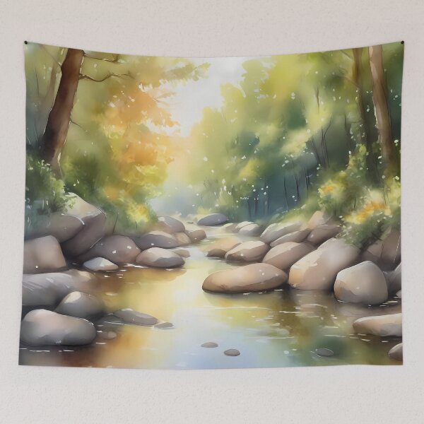 Item preview, Peaceful Creek at Dawn designed and sold by CalmnessbyChoice.