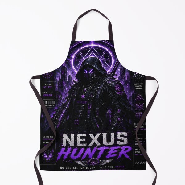 Item preview, Nexus Hunter - Cyberpunk Elite Mercenary Techwear Warrior Art designed and sold by RiteshCenter.