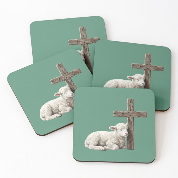 Item preview, Peaceful Lamb of God Cross designed and sold by RRRShop.