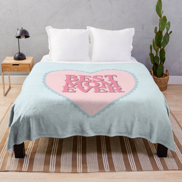 Item preview, BEST MOM EVER Cute Heart Blue designed and sold by HugSomeNettles.