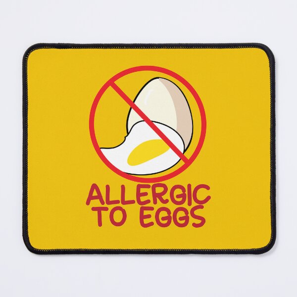 Item preview, allergic to eggs egg free zone allergy awareness designed and sold by fluffyfamcraft.