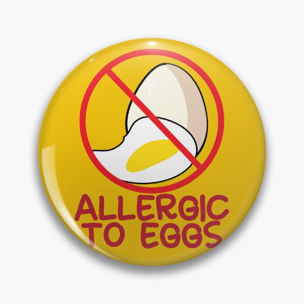 Item preview, allergic to eggs egg free zone allergy awareness designed and sold by fluffyfamcraft.