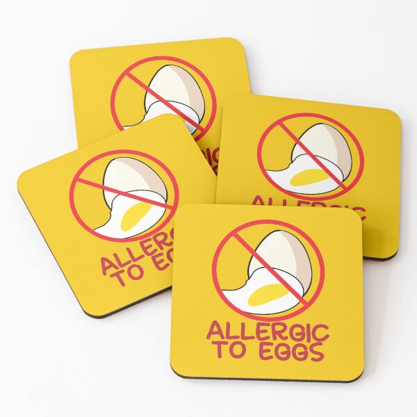 Item preview, allergic to eggs egg free zone allergy awareness designed and sold by fluffyfamcraft.