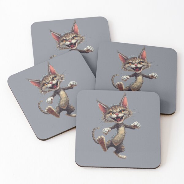 Item preview, Grey cat in a rage designed and sold by Art70shop.