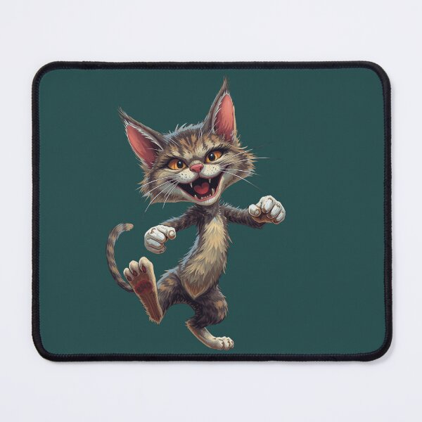 Item preview, Grey cat in a rage designed and sold by Art70shop.