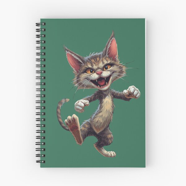 Item preview, Grey cat in a rage designed and sold by Art70shop.