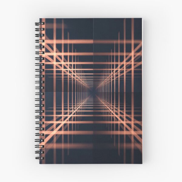 Item preview, Dark Navy Copper Glowing Grid Lines designed and sold by IntelliMindDesigns.
