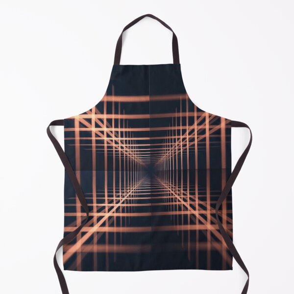 Item preview, Dark Navy Copper Glowing Grid Lines designed and sold by IntelliMindDesigns.