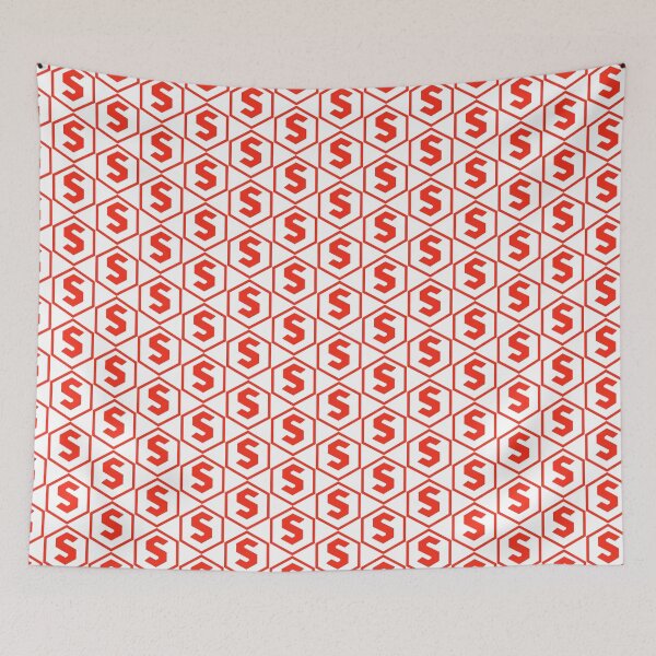 Item preview, Minimal Red Stussy Style S Logo | Clean Streetwear Graphic Design designed and sold by MystiColo.