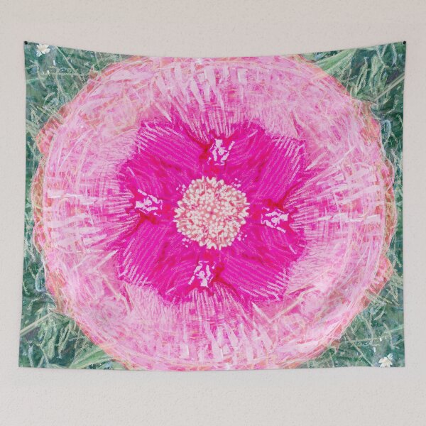Item preview, Radiant Pink Floral Mandala Art designed and sold by Paolo-Bandal.