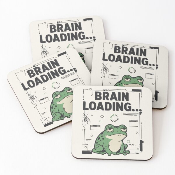 Item preview, Brain Loading Frog Shirt – Funny Overthinking Frog Meme Graphic T-shirt designed and sold by ZyxDes.