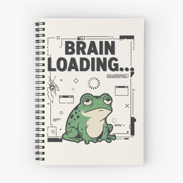 Item preview, Brain Loading Frog Shirt – Funny Overthinking Frog Meme Graphic T-shirt designed and sold by ZyxDes.