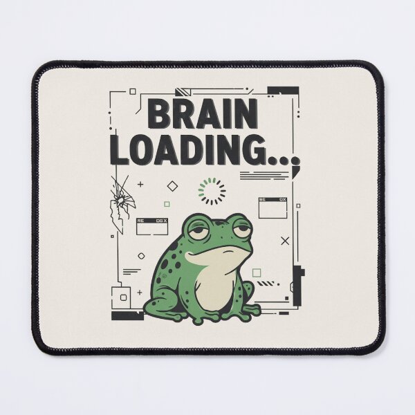 Item preview, Brain Loading Frog Shirt – Funny Overthinking Frog Meme Graphic T-shirt designed and sold by ZyxDes.