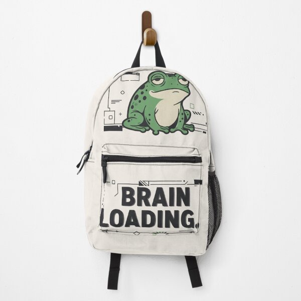 Item preview, Brain Loading Frog Shirt – Funny Overthinking Frog Meme Graphic T-shirt designed and sold by ZyxDes.