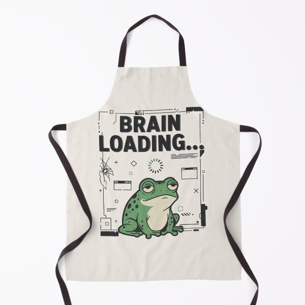 Item preview, Brain Loading Frog Shirt – Funny Overthinking Frog Meme Graphic T-shirt designed and sold by ZyxDes.