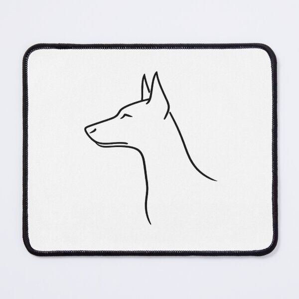 Item preview, Doberman Minimalist Heritage Silhouette Art designed and sold by tineldesign.