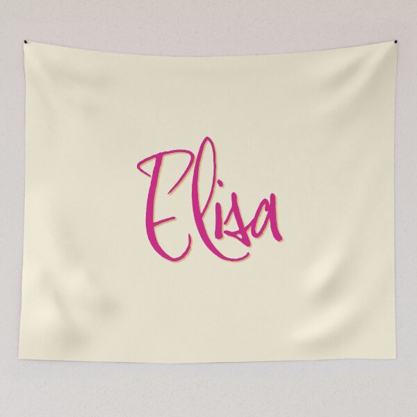 Item preview, ELISA personalized type design designed and sold by CharlottePlaceArt.