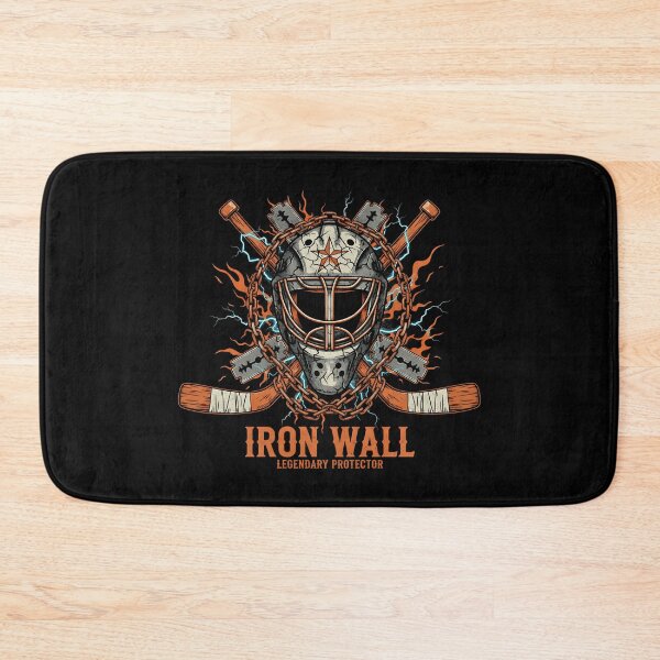 Item preview, Iron Wall Legendary Protector Hockey Goalie Mask  designed and sold by graphixpolash.