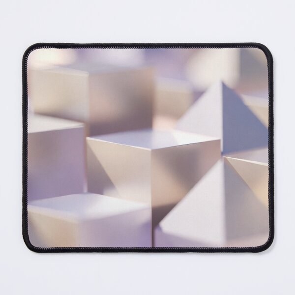 Item preview, Pastel Geometric Triangular Faceted Pattern designed and sold by IntelliMindDesigns.