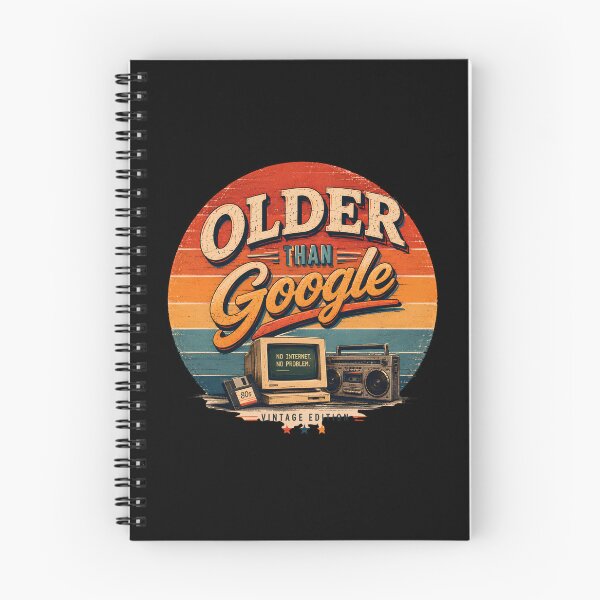 Item preview, Older Than Google – Vintage Edition Retro Computer Design designed and sold by byaga.