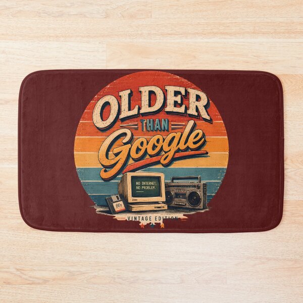Item preview, Older Than Google – Vintage Edition Retro Computer Design designed and sold by byaga.