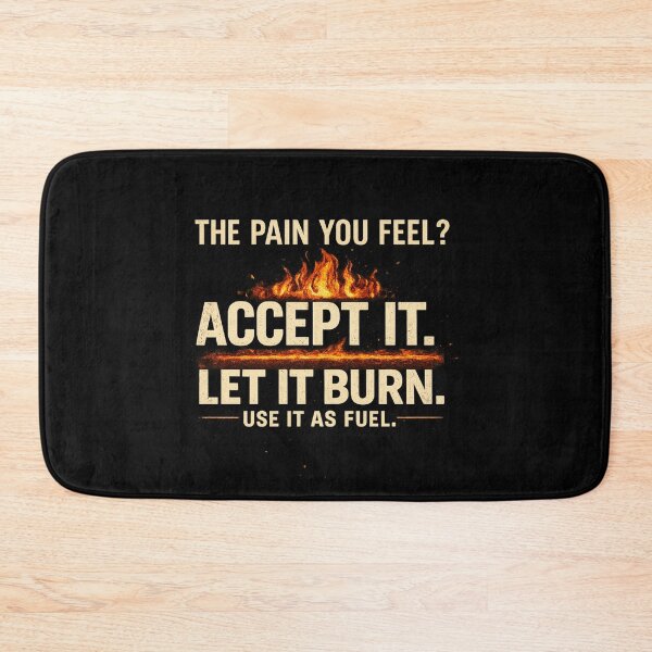 Item preview, Accept It Let It Burn Motivation designed and sold by Old Lion Gear.