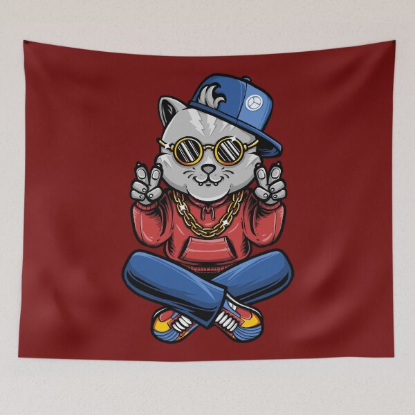 Item preview, Funny cat with modern look designed and sold by Art-spree.