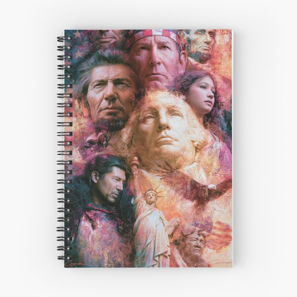 Item preview, American Historical Figures Mount Rushmore Collage designed and sold by Piotrek0001.