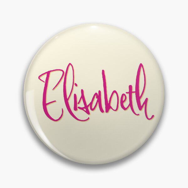 Artikelvorschau, ELISABETH personalisiertes Schriftdesign entworfen und verkauft von CharlottePlaceArt.