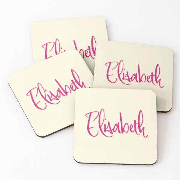 Artikelvorschau, ELISABETH personalisiertes Schriftdesign entworfen und verkauft von CharlottePlaceArt.