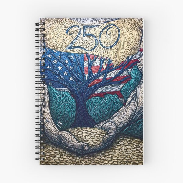 Item preview, American Flag Tree Roots 250 Typography Art designed and sold by Piotrek0001.