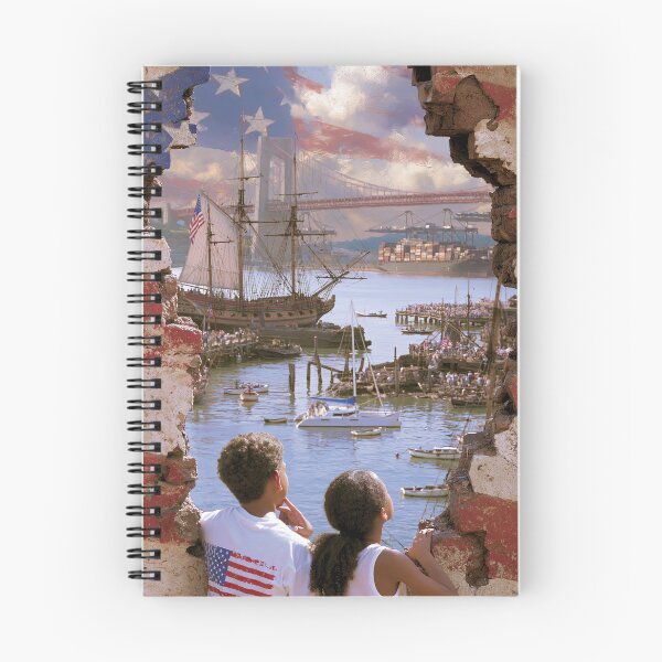 Item preview, Couple Watching Tall Ships Through Torn Brick Wall designed and sold by Piotrek0001.