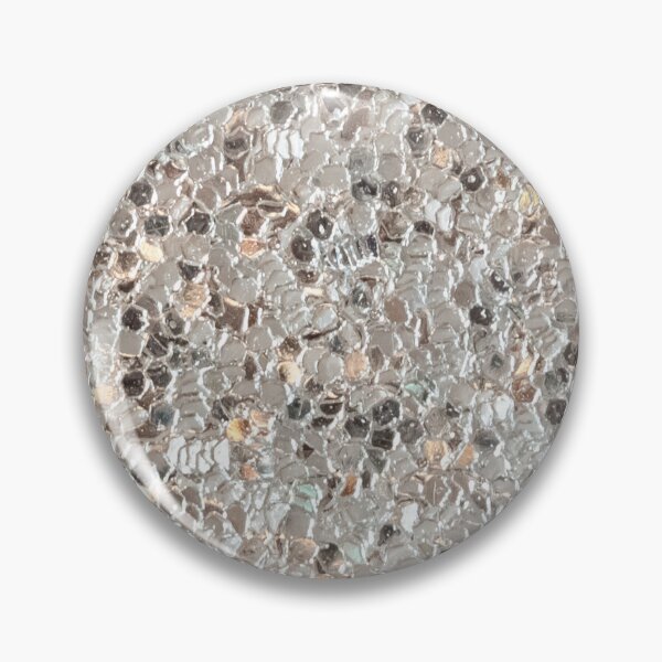 Item preview, Silver glitter macro texture pattern designed and sold by TanalyFlowers.