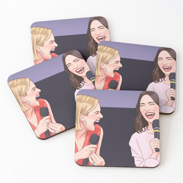 Item preview, Rhea Seehorn Karolina Wydra Laugh Fan Art designed and sold by Stephisy.