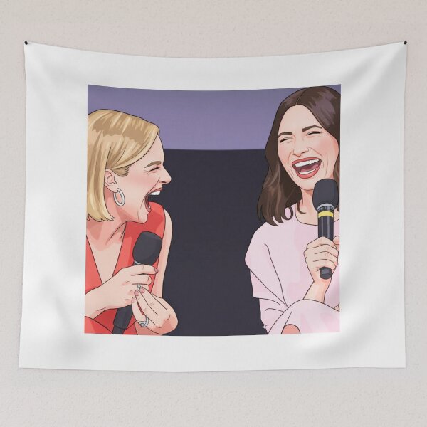 Item preview, Rhea Seehorn Karolina Wydra Laugh Fan Art designed and sold by Stephisy.