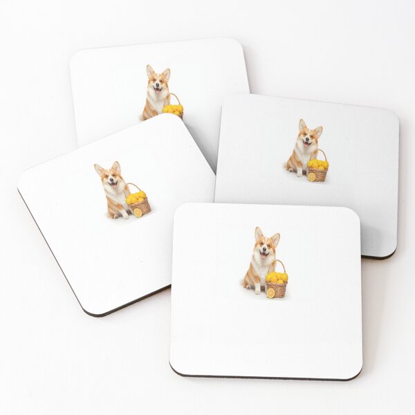 Item preview, Corgi Dolce Vita Lemon Print designed and sold by GoxyVision.