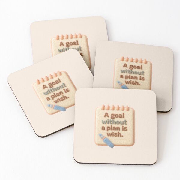 Item preview, A Goal Without A Plan Is A Wish Motivation Quote designed and sold by Siti Hoiriyah.