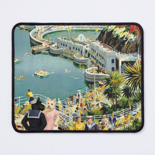 Item preview, Plymouth Vintage Railway Travel Poster designed and sold by CJChronicles.