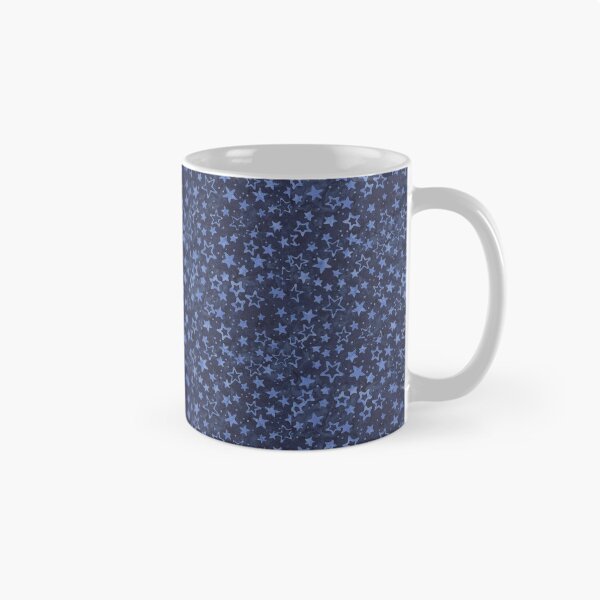 Aperçu de l'œuvre Motif céleste bleu étoilé vintage créée et vendue par Cleairydelulu.