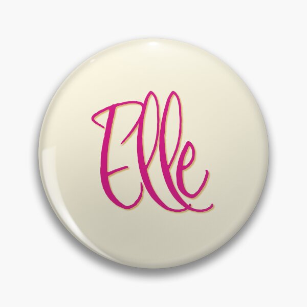 Artikelvorschau, ELLE personalisiertes Schriftdesign entworfen und verkauft von CharlottePlaceArt.