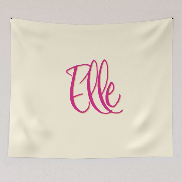 Item preview, Diseño tipográfico personalizado ELLE designed and sold by CharlottePlaceArt.