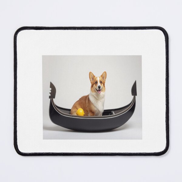 Item preview, Corgi in a Venetian Gondola designed and sold by GoxyVision.